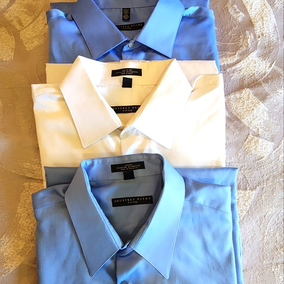 3 Shirts Geoffrey Beene - Picture 1 of 10